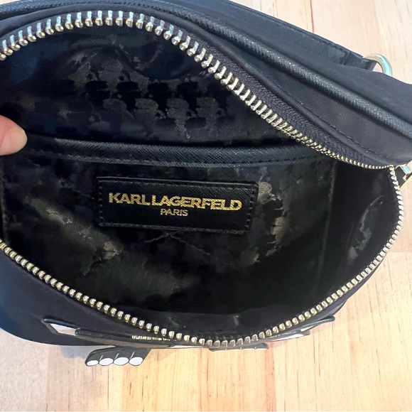 SOLD Karl Lagerfeld Black Crossbody Bag - Picture 5 of 11